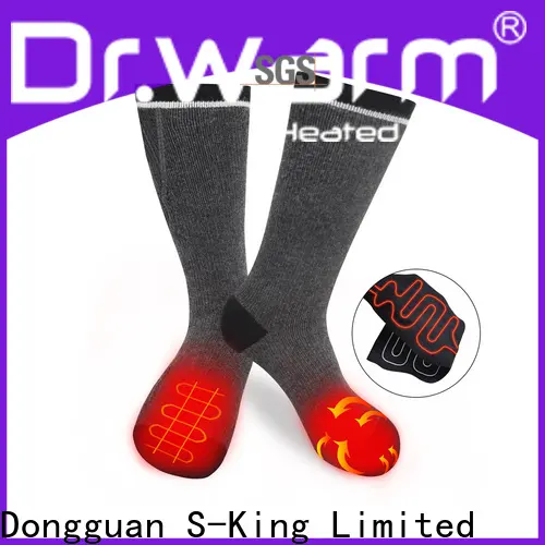 Dr. Warm cotton rechargeable heated socks keep you warm all day for outdoor 1