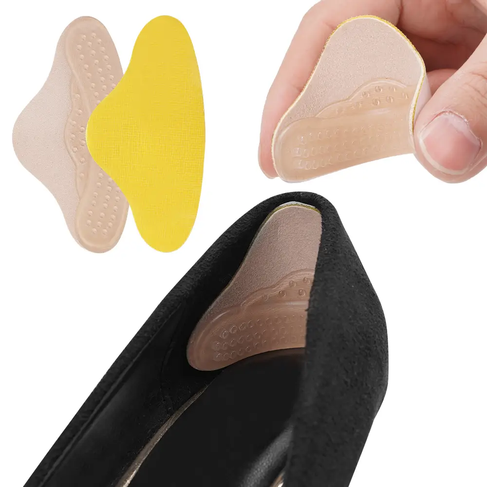 S-King | Reusable Gel Heel Pads for Plantar Fasciitis Relief | Soft SEBS Heel Protectors for Foot Pain Relief 1