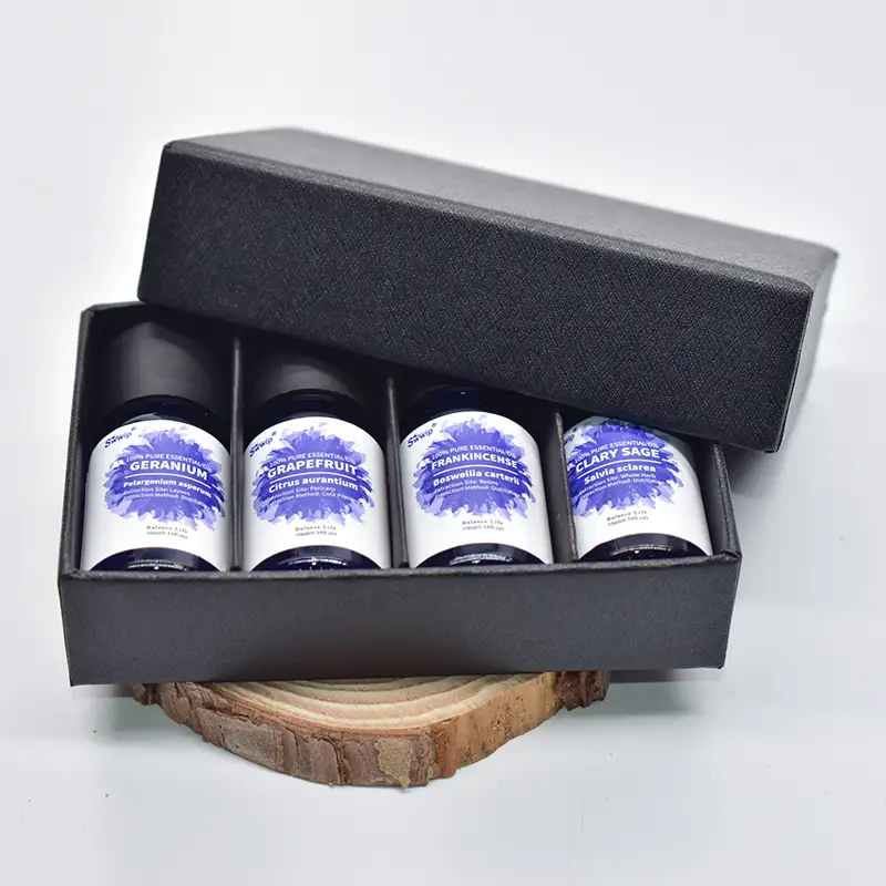 Essential Oil set of 4 Organic Essential Oils Wellness Set 1