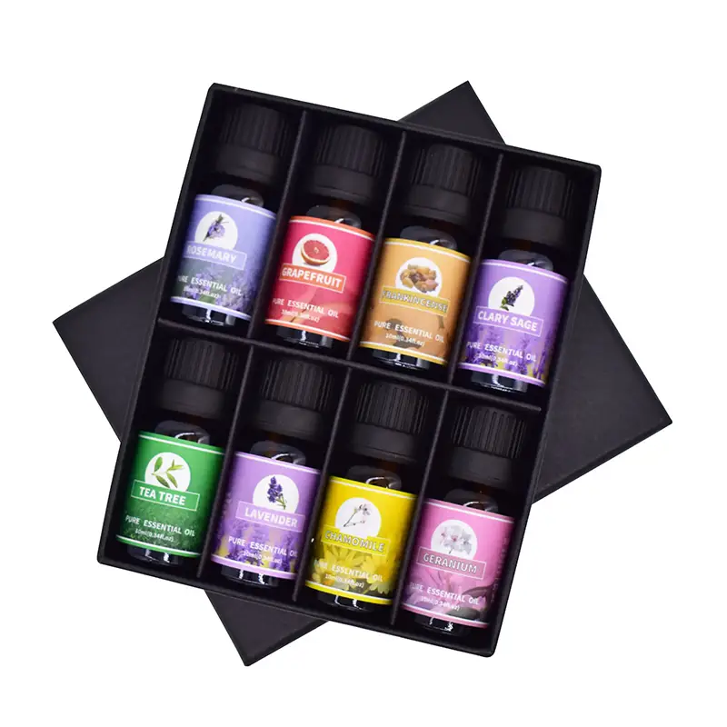 Puraeo Essential Oil set of 8 Best Essential Oil Kit 1
