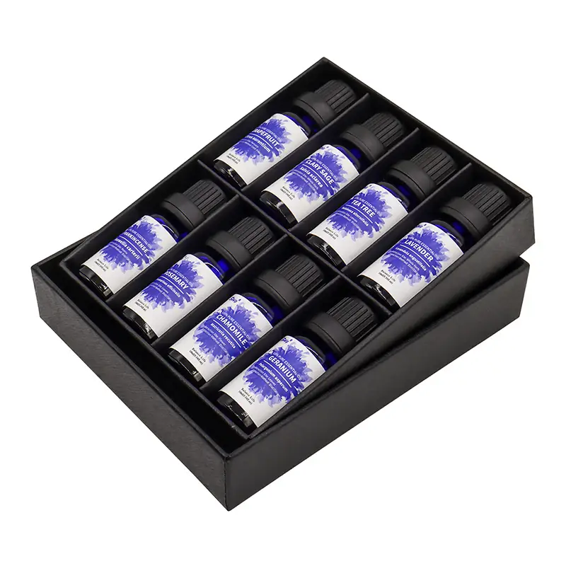 Puraeo Best Essential Oil set of 8 Organic Essential Oil Set 1