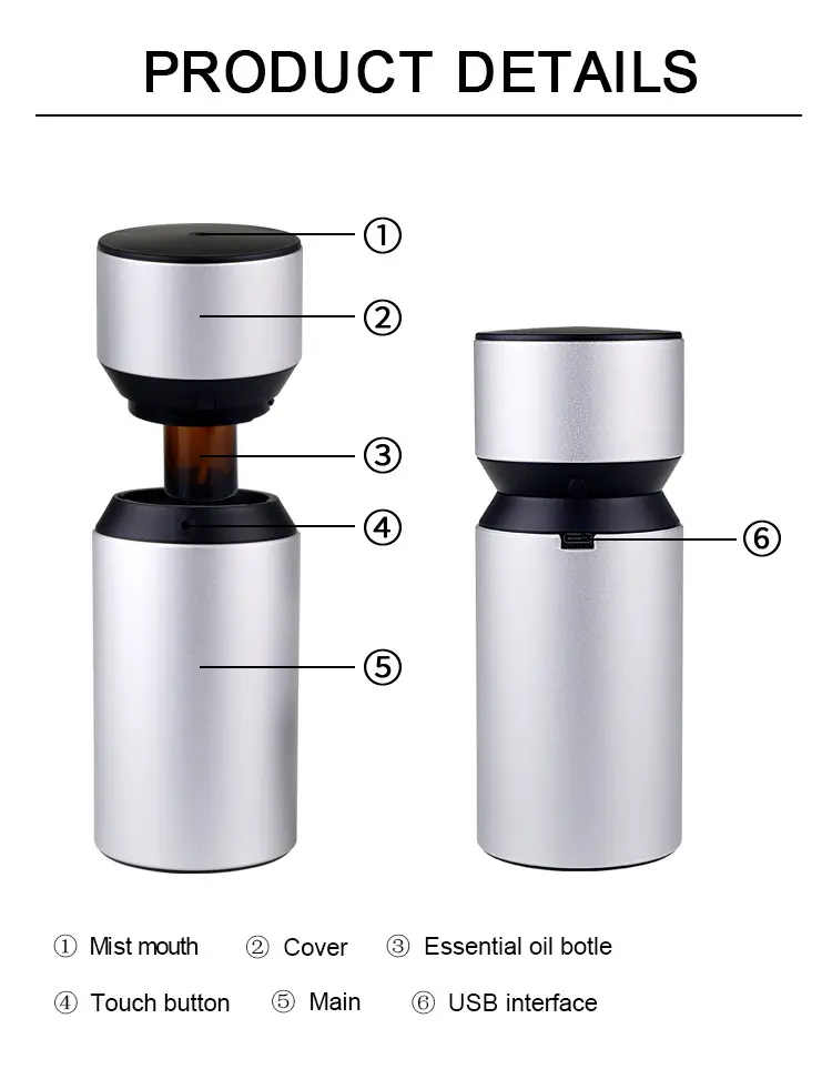 Puraeo usb powered aromatherapy diffuser Suppliers 5