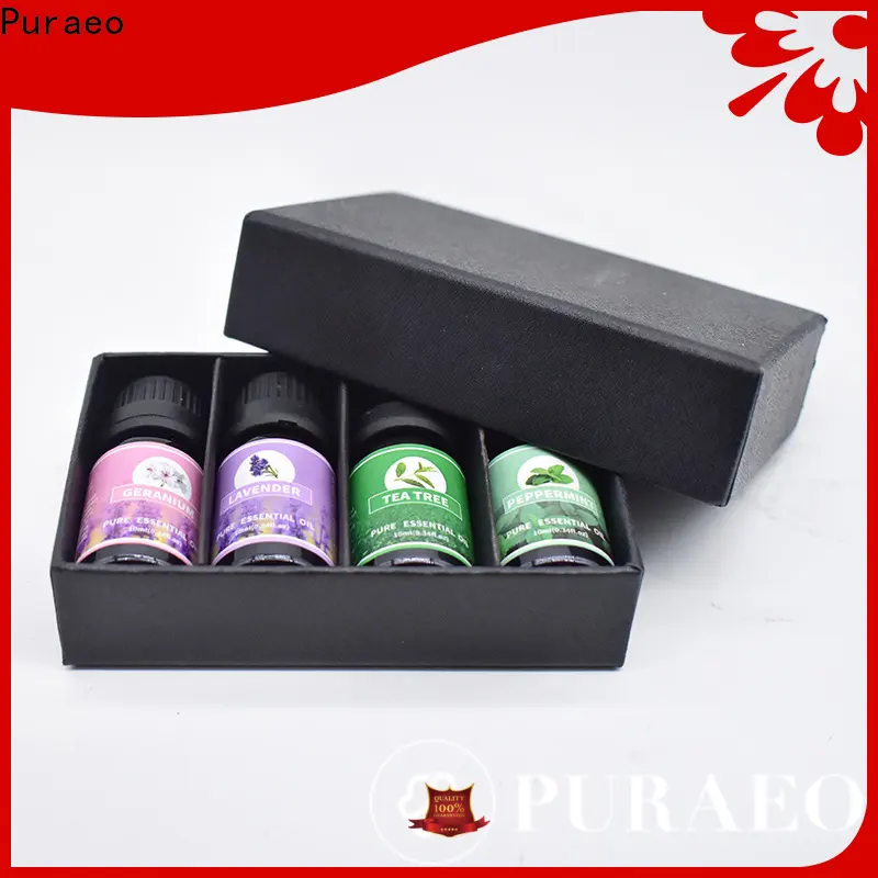 Puraeo Wholesale 100 pure essential oil set Supply for massage 1