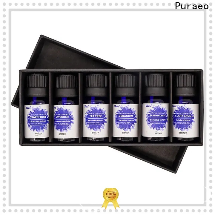 Puraeo High-quality organic essential oils gift set for business for perfume 1