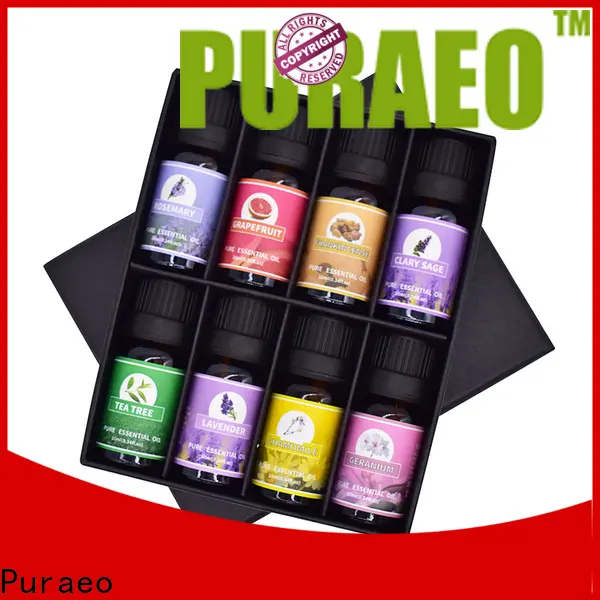 Puraeo New organic essential oils wellness set manufacturers for massage 1