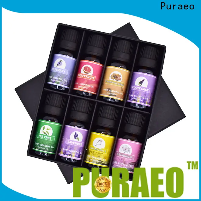 Puraeo New organic essential oils gift set company for skin 1