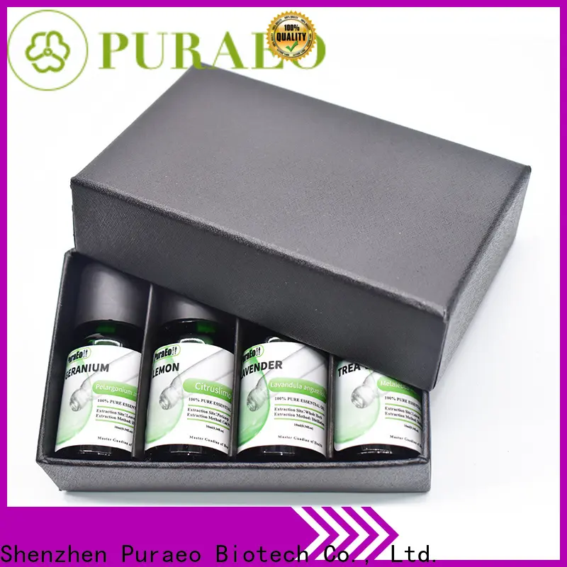 Puraeo Latest best essential oil gift sets manufacturers for hair 1