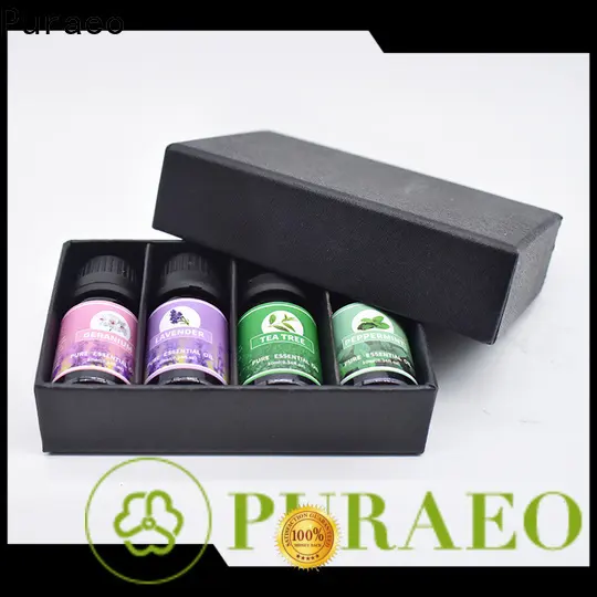 Puraeo essential oils gift set manufacturers for massage 1