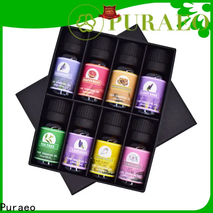 Puraeo Latest essential oil large set factory for hair 1