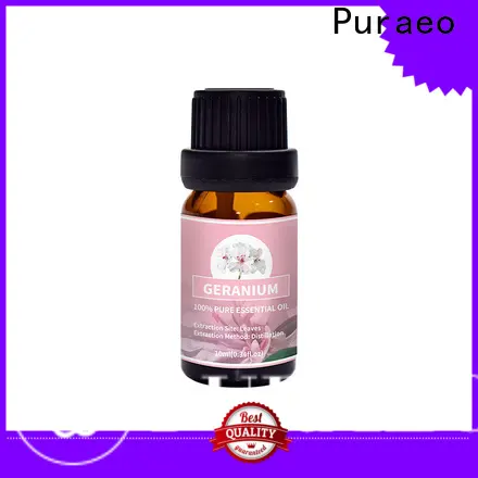 Puraeo geranium essential oil company for skin 1