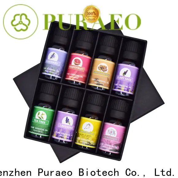 Puraeo Best natural essential oil set factory for massage 1