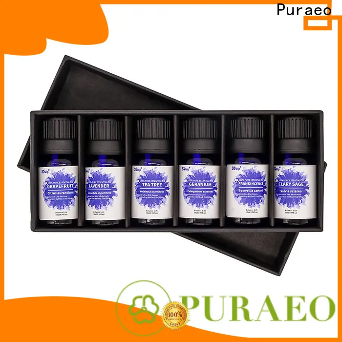 Puraeo custom essential oil set company for massage 1
