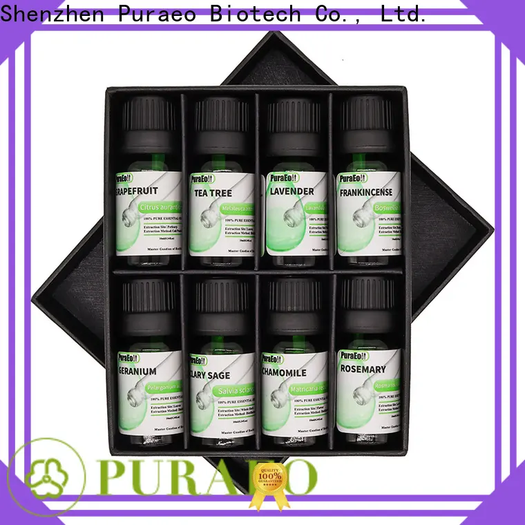 Puraeo Custom relaxing essential oil set manufacturers for skin 1