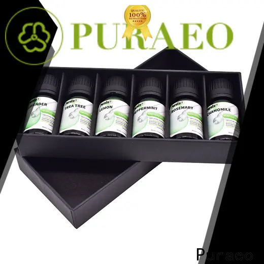 Puraeo Best essential oil kit company for massage 1