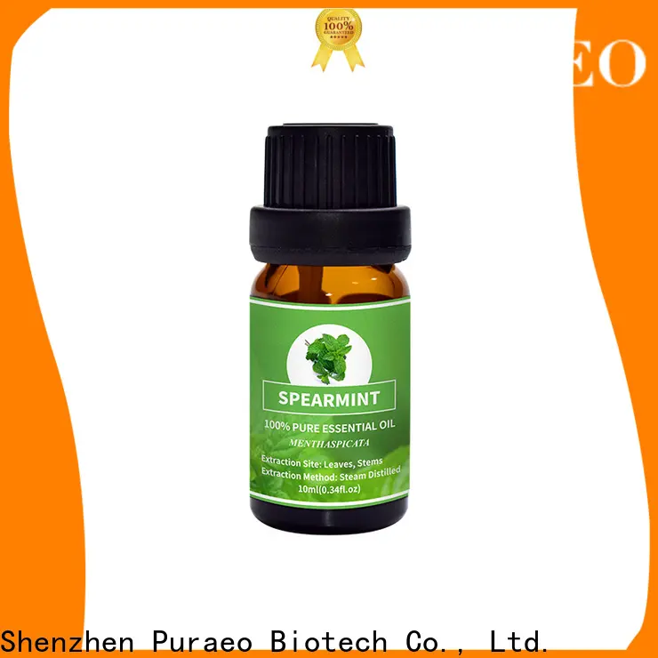 Puraeo Custom peppermint essential oil for headaches factory for skin 1