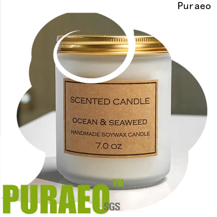 Puraeo scented pillar candles manufacturers 1