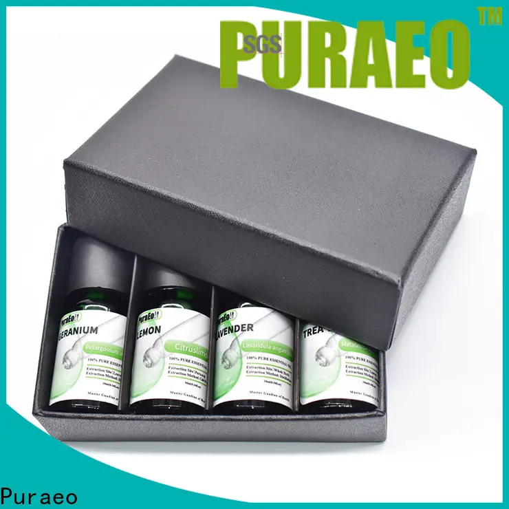 Puraeo Top organic essential oils gift set factory for hair 1