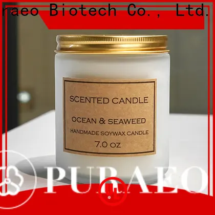 Puraeo rose scented candle for business 1