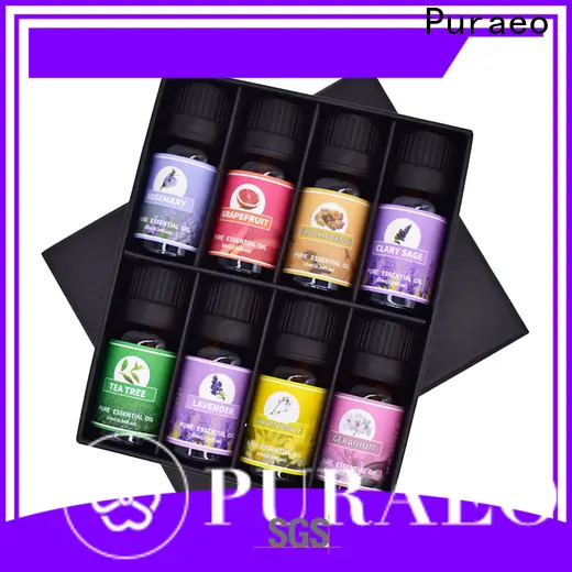 Puraeo New organic essential oils wellness set company for perfume 1