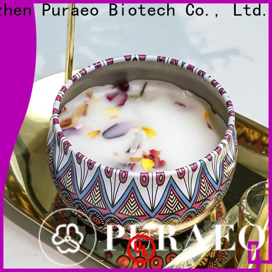 Puraeo lavender scented candle factory 1