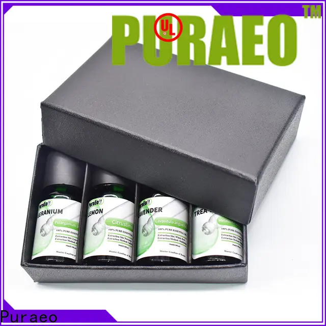 Puraeo Top essential oils gift set manufacturers for face 1