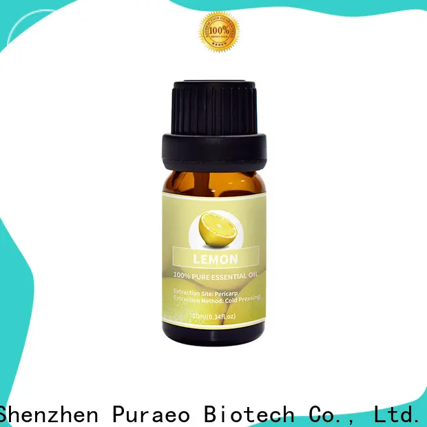 Puraeo Top lemon essential oil manufacturers for massage 1
