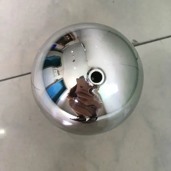 80MM Stainless steel holllow balls with screw M8 1