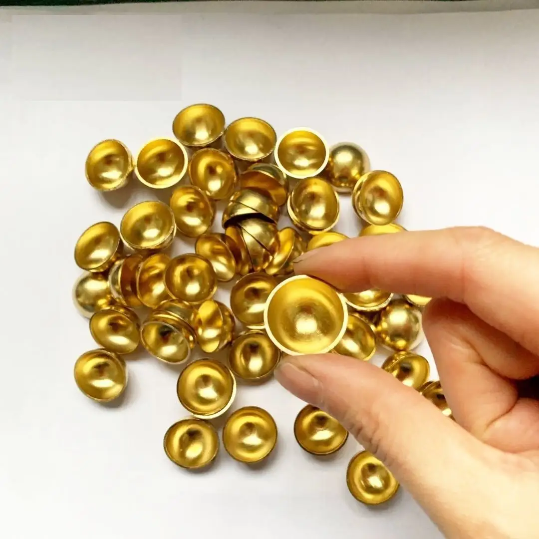 25MM brass hollow hemisphere 1
