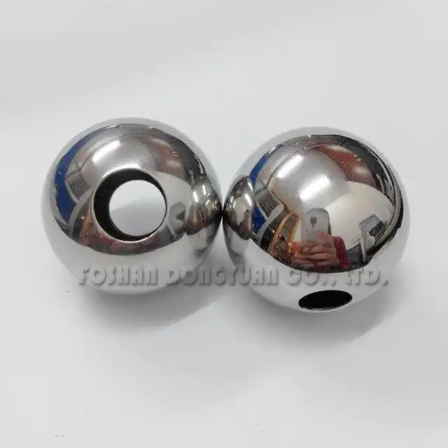 30mm Polished Stainless Steel Hollow Ball with Tap Holes 1