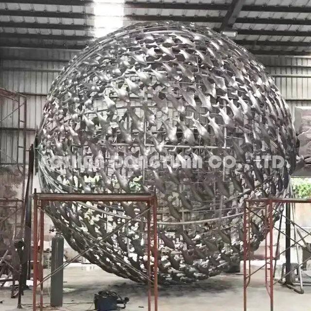 13 Feet Large Fish Decoration Sculpture for Plaza 1