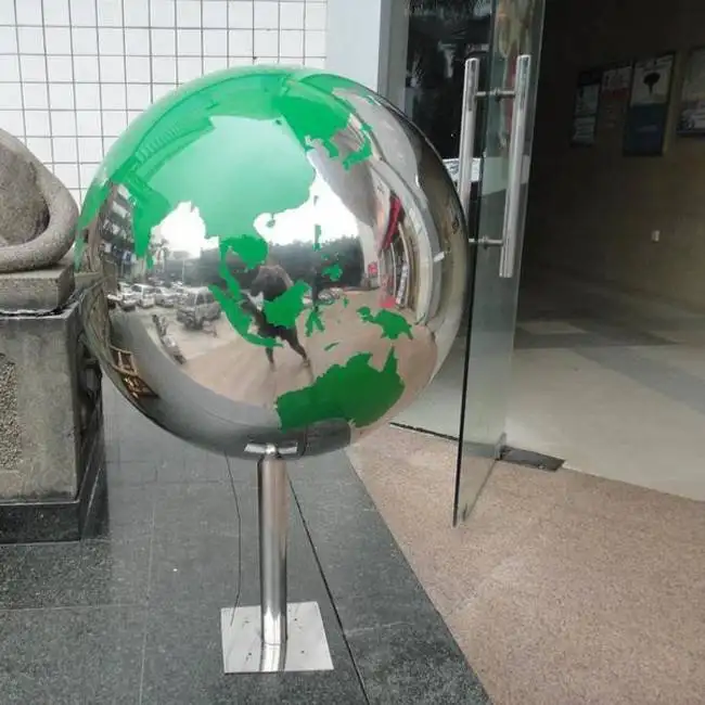 600mm Stainless Steel Water Feature Sphere 1