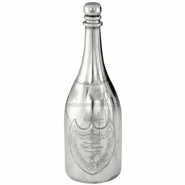 Polished Stainless Steel Champagne Bottle 1