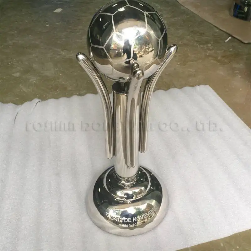 Stainless Steel Custom Designer Soccer Trophy 1
