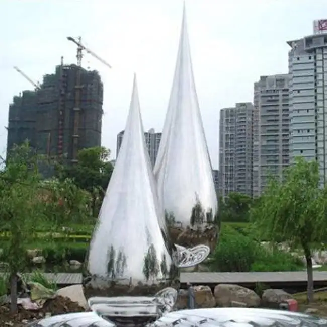 Outdoor Water Drop Sculpture 1