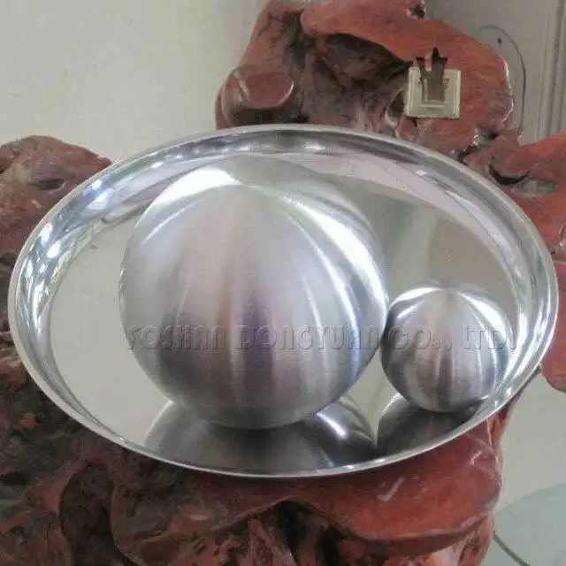 Decorative Garden Brushed Stainless Steel Hollow BallDecorative Garden Brush Ball 1