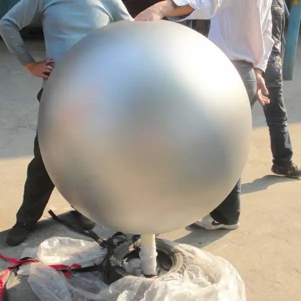 700mm Sandblasted Hollow Stainless Steel Ball 1