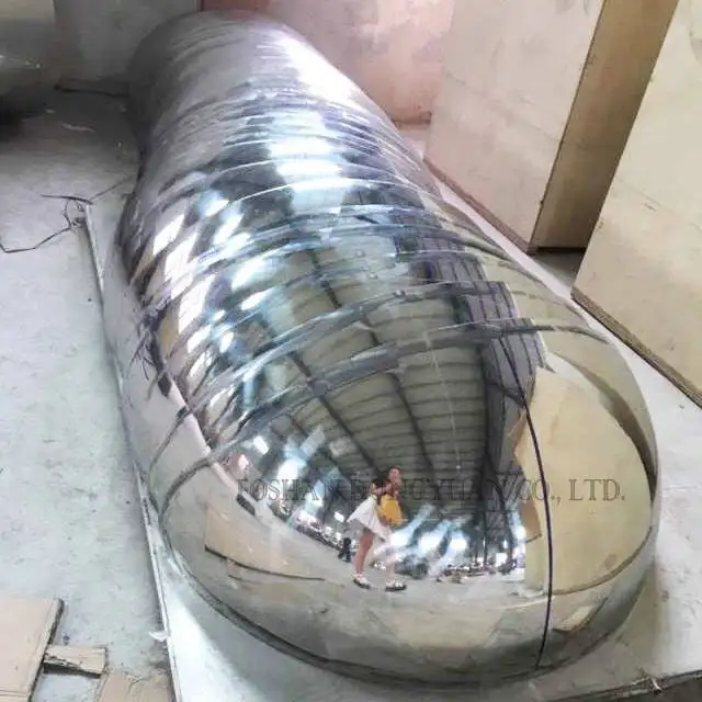 Polished Stainless Steel Half Ball 1