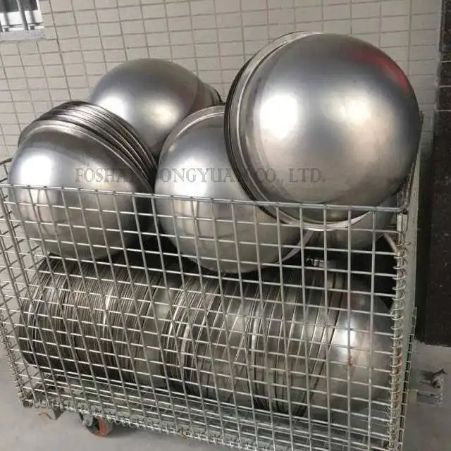 Raw Stainless Steel Half Ball1 1