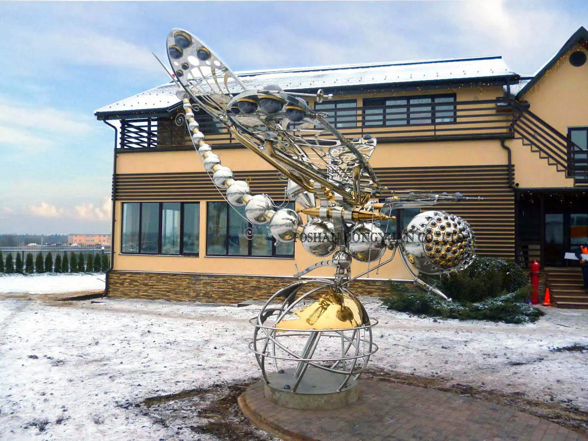 DONGYUAN pilgrimage metal artist for sale for livingroom 2