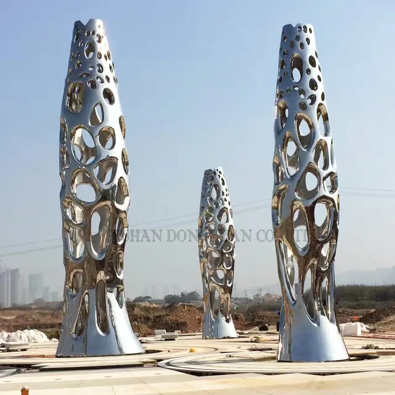 DONGYUAN sculptures modern metal art factory for street 2