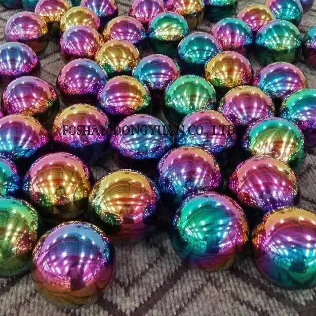 2 Inch Hollow Rainbow Metal Balls 1
