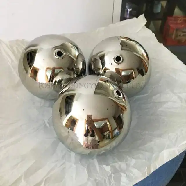 Mirror Burnished Stainless Steel Balls with Nut/Screw/Thread 1