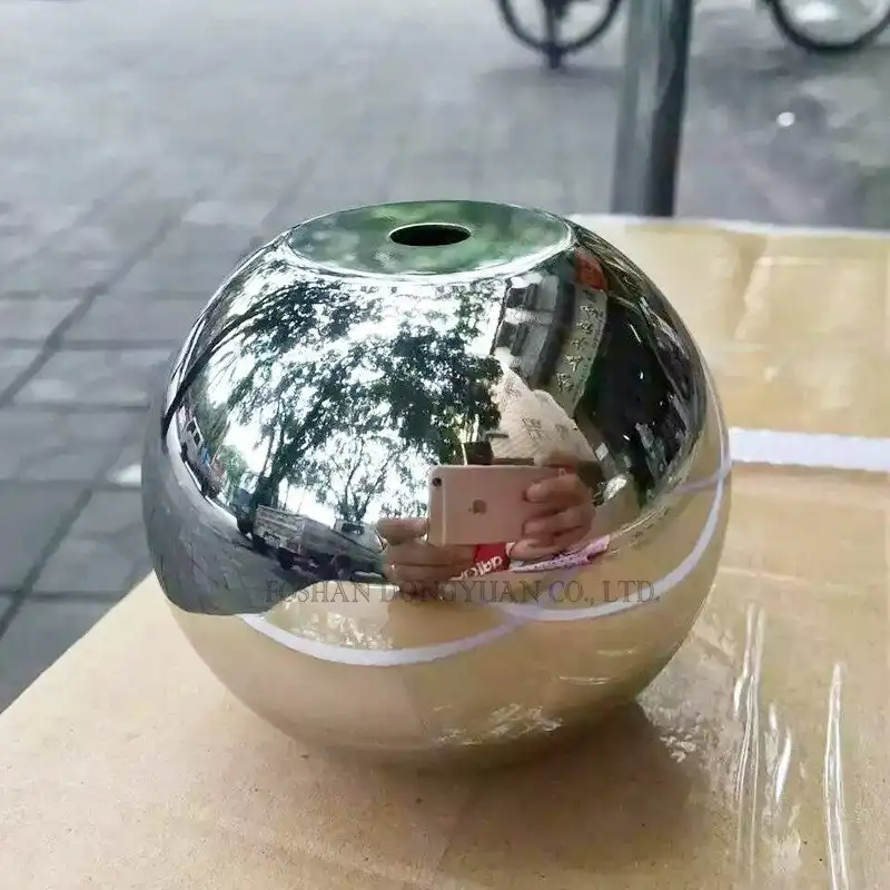 Flat Hole Stainless Steel Sphere 1
