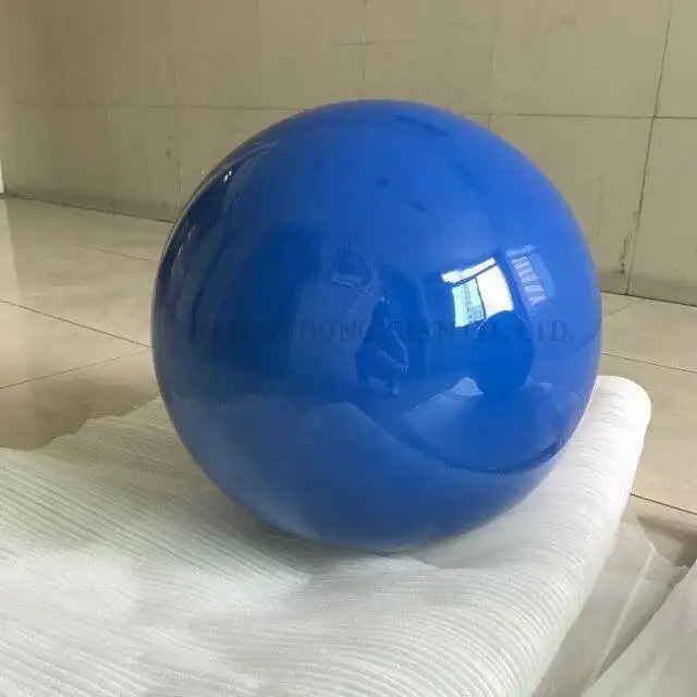 Painted Blue Hollow Stainless Steel Ball 1