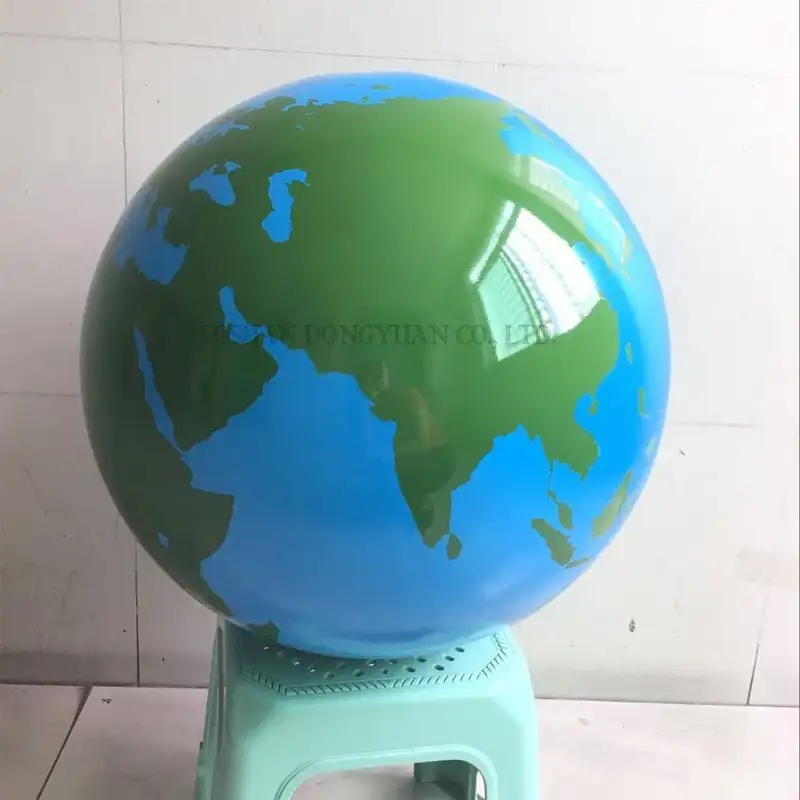 Painted World Map Globe 1