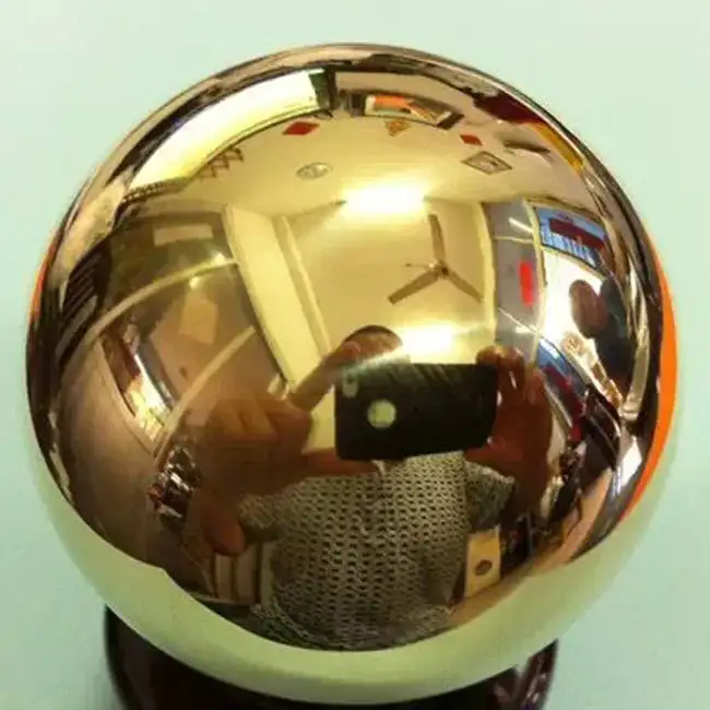 Large Hollow Brass Sphere 1