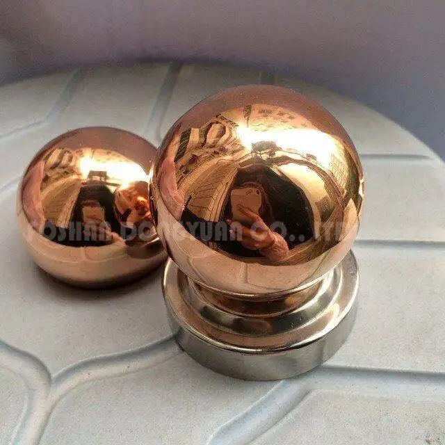 Mirror Polished Copper Spheres 1