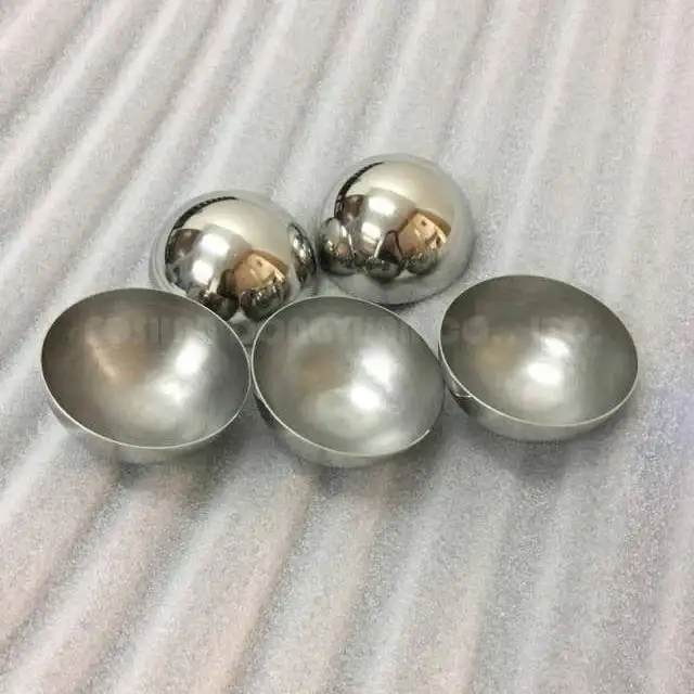 42mm & 51mm Polished Stainless Steel Bath Bomb Mold 1