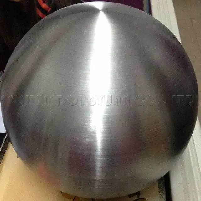 300mm Stainless Steel Hollow Brushed Ball/Sphere 1