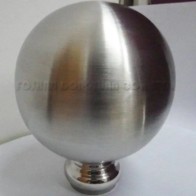 200mm Stainless Steel Hollow Brushed Ball/Sphere 1